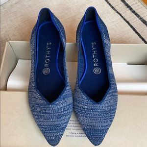 Rothy’s Heathered Indigo Blue Point size 10.5